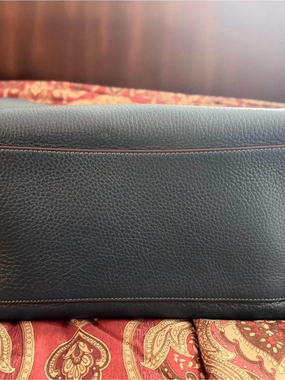 Rare Coach 1941 First Gen Rogue Navy Blue Leather Suede Satchel